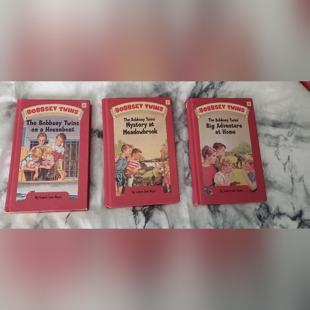 Bobbsey Twins books #'s 6, 7, 8